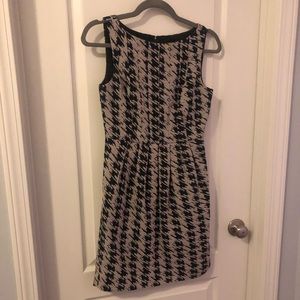 Beige & Black Business Dress